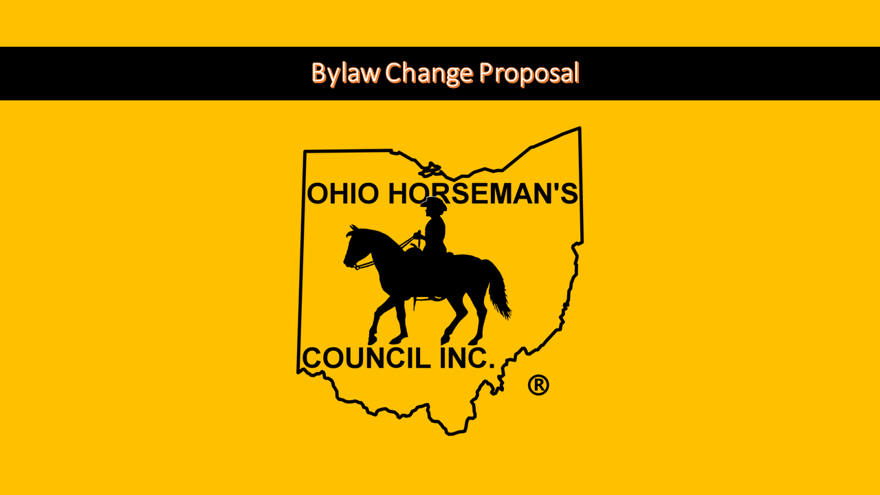 Bylaw Change Proposal for November 2022 General Membership Meeting