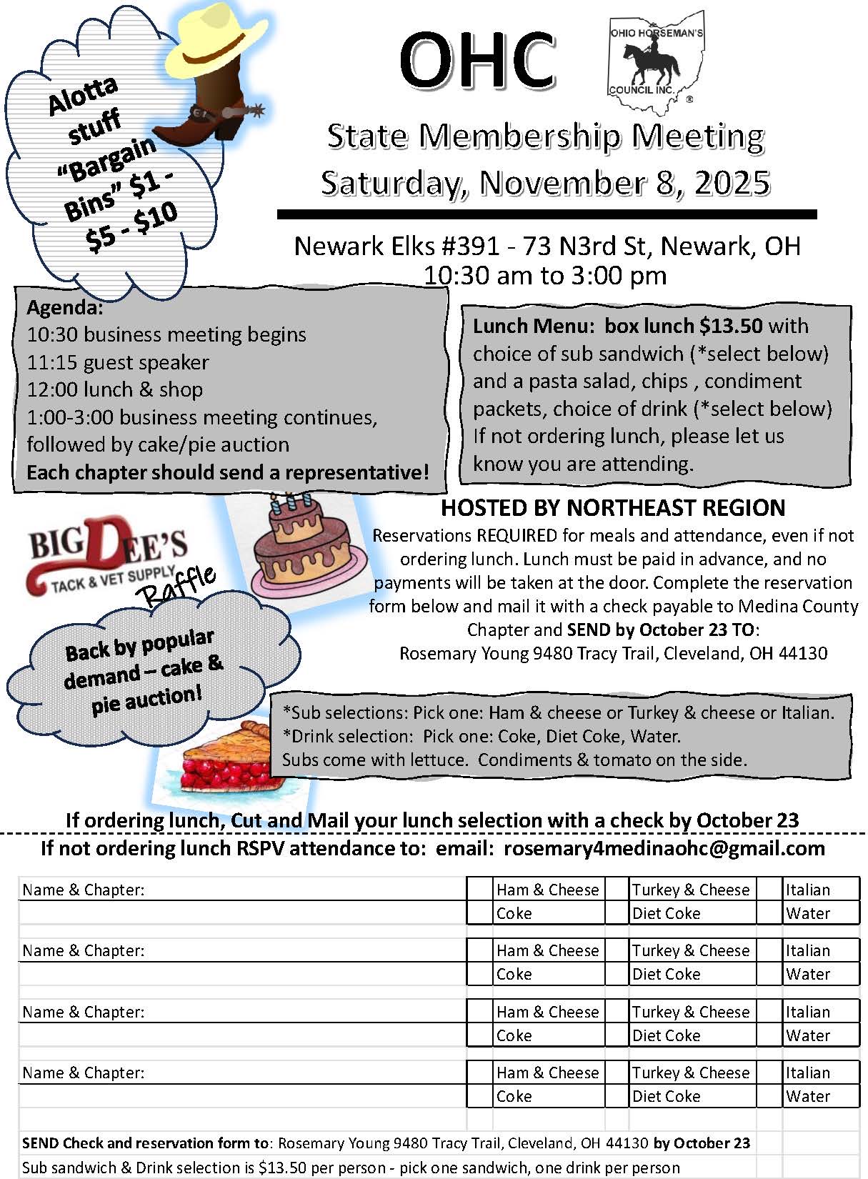 State Membership Meeting – November 8, 2025